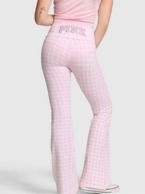 LoveShackFancy PINK Light Pink Gingham Hoodie